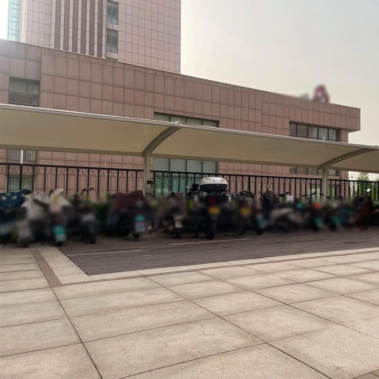 平舆县膜结构电动车棚