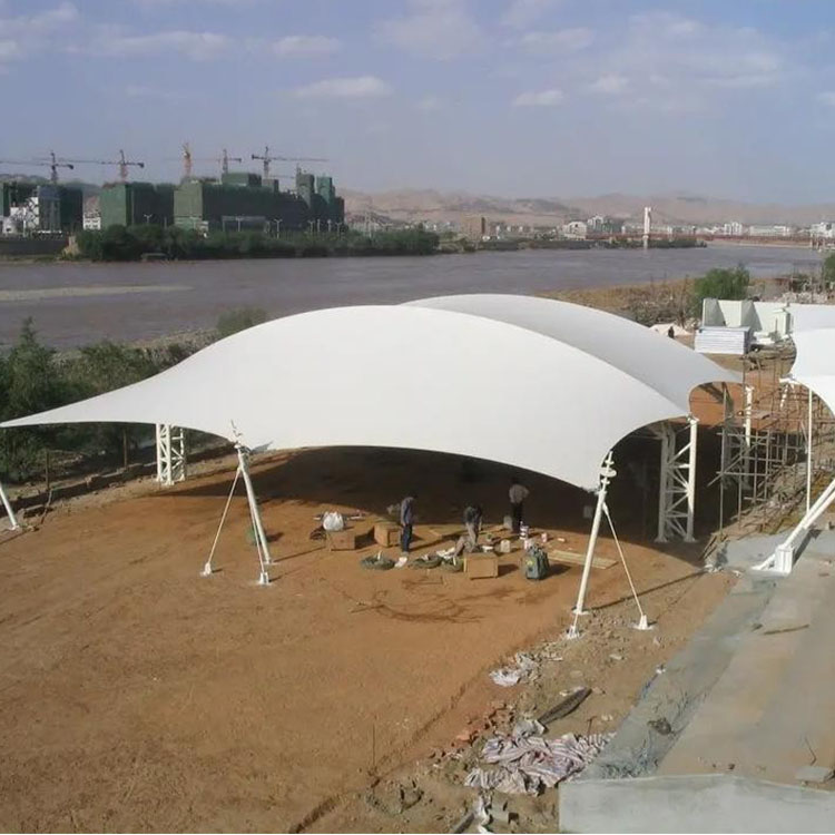 平舆县膜结构汽车棚